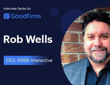 Image depicting our CEO Rob Wells in an interview series by Goodfirms