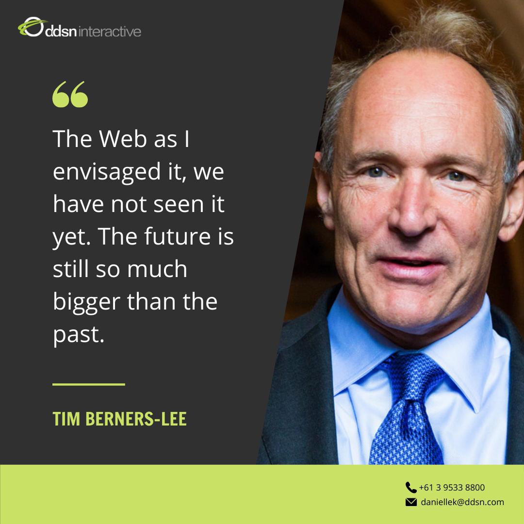 Tim Berners Lee | Blog | Digital Design, Service & Technology - DDSN  Interactive