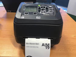 Photo of a portable wireless ticket printer, part of DDSN's ticketing management system