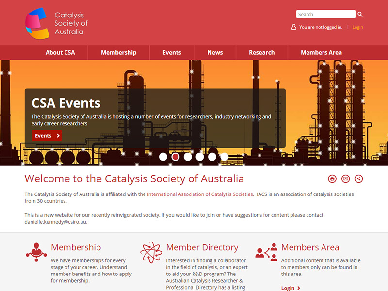 The CSA home page